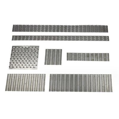 Rumah Kayu Atap Truss Nail Plate Custom Lebar * Panjang Knuckle Pronged Truss Mending Plate Dengan Gigi Kuku