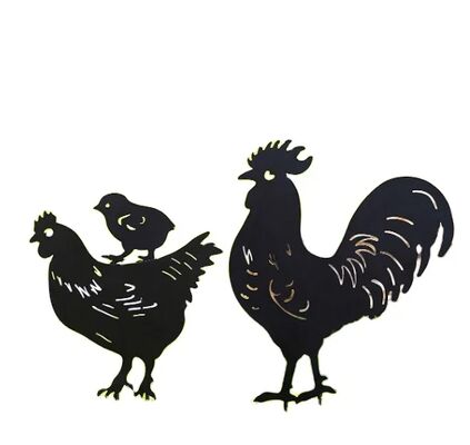 Kerajinan Potong Laser Pola Kustom Dekorasi Logam untuk Ornamen Taman Taman dengan Warna Kustom