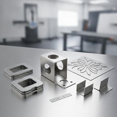 OEM Custom Steel Sheet Metal Stamping Parts Dengan Laser Cutting dan Bending Sheet Metal Fabrication Services