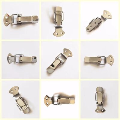 Heavy Duty Adjustable Cabinet Stainless Steel Toggle Catch Lock Kunci