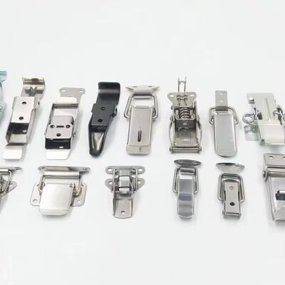 Heavy Duty Adjustable Cabinet Stainless Steel Toggle Catch Lock Kunci
